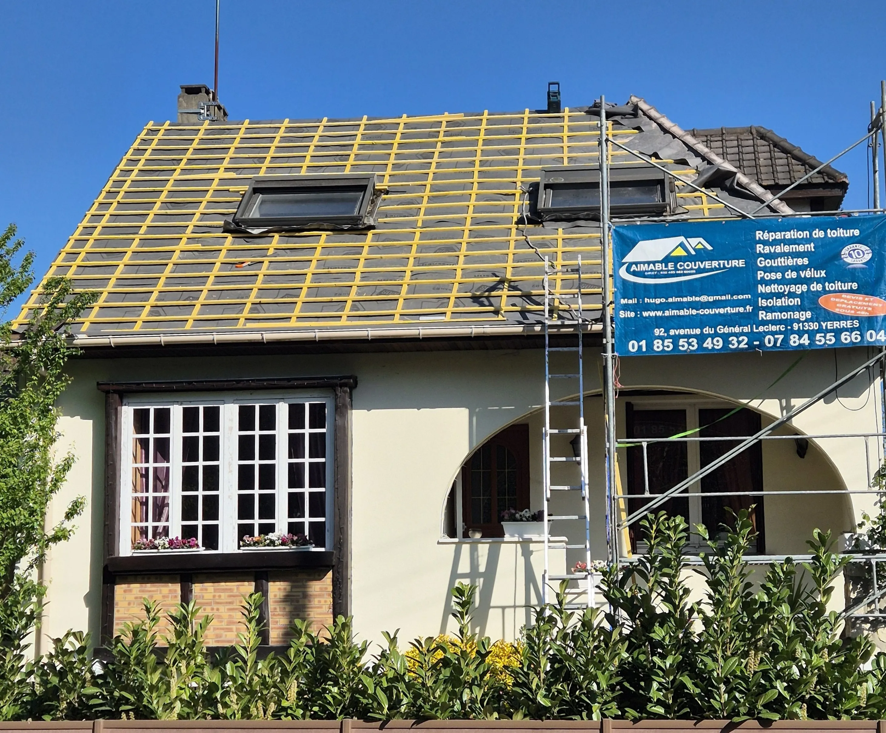 Renovation de toiture Yerres